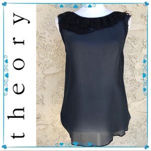 💙t h e o r y 100% silk blouse 💙